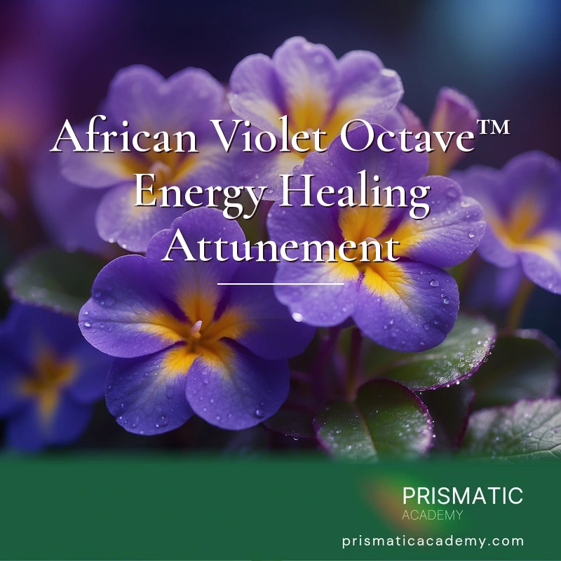 African Violet Octave™ Energy Healing Attunement Certification Course with Manual