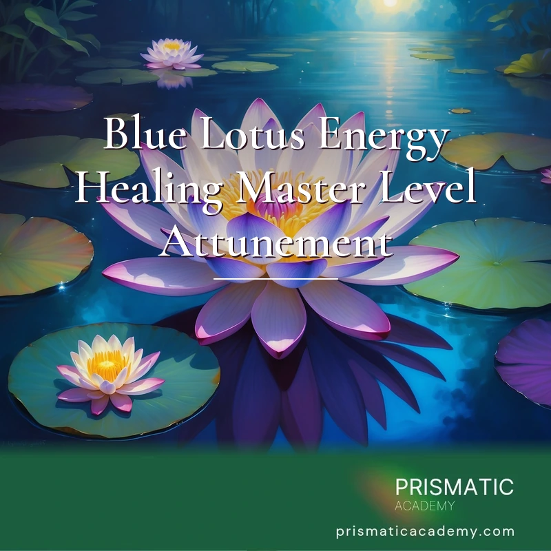 Blue Lotus Energy Healing Master Level Attunement Certification Training with Manual
