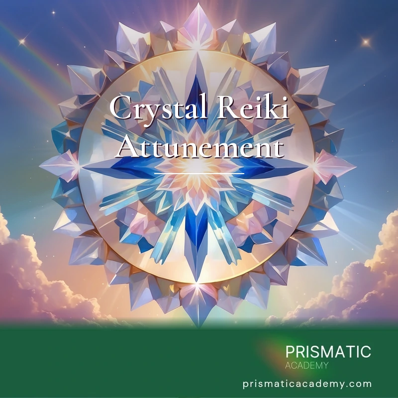 Crystal Reiki Attunement Online Certification Course and Manual
