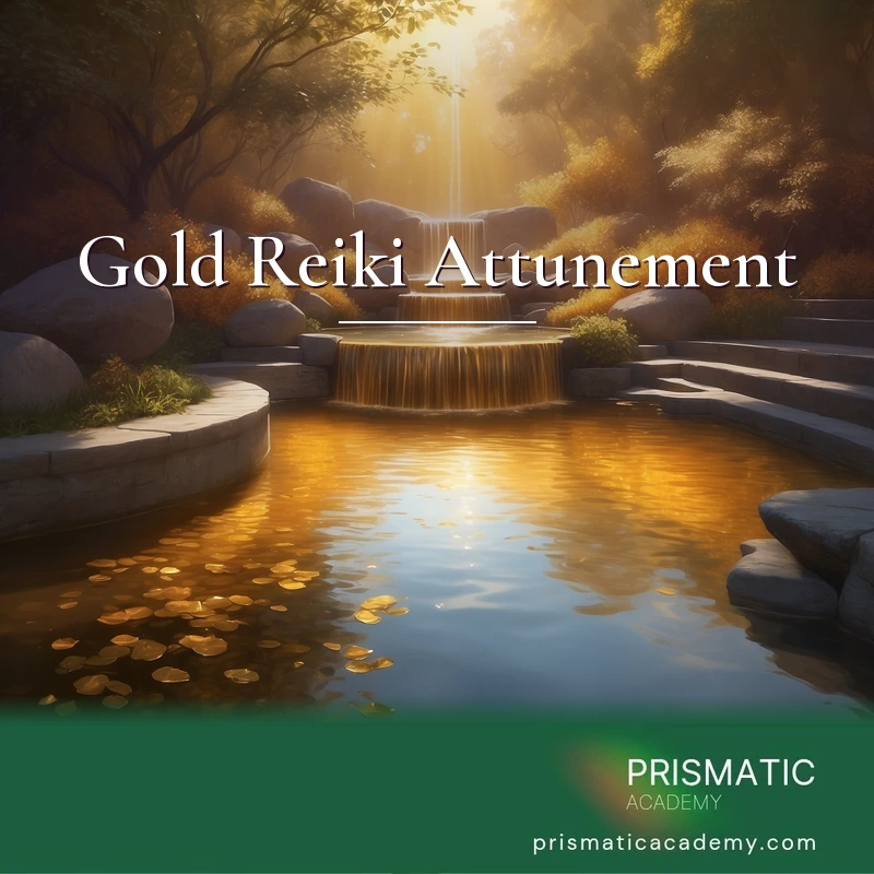 Gold Reiki Attunement Certification Course with Manual