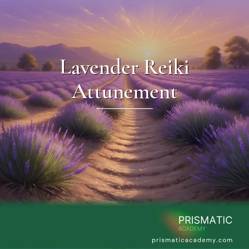 Lavender Reiki Attunement Online Certification Course and Manual