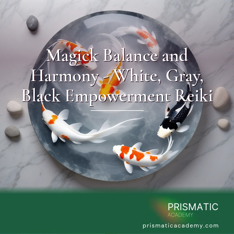 Magick Balance and Harmony - White, Gray, Black Empowerment Reiki Online Training Course